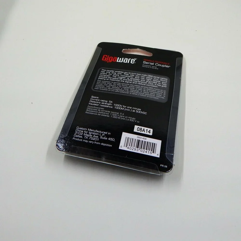 Gigaware Serial Coupler 9-Pin Female to 9-Pin Female 26-1409